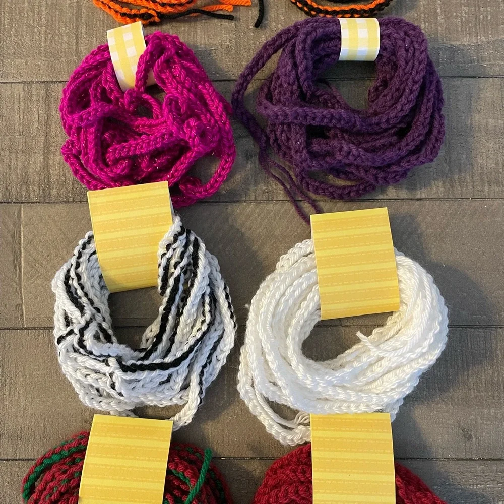 Handmade crochet garland